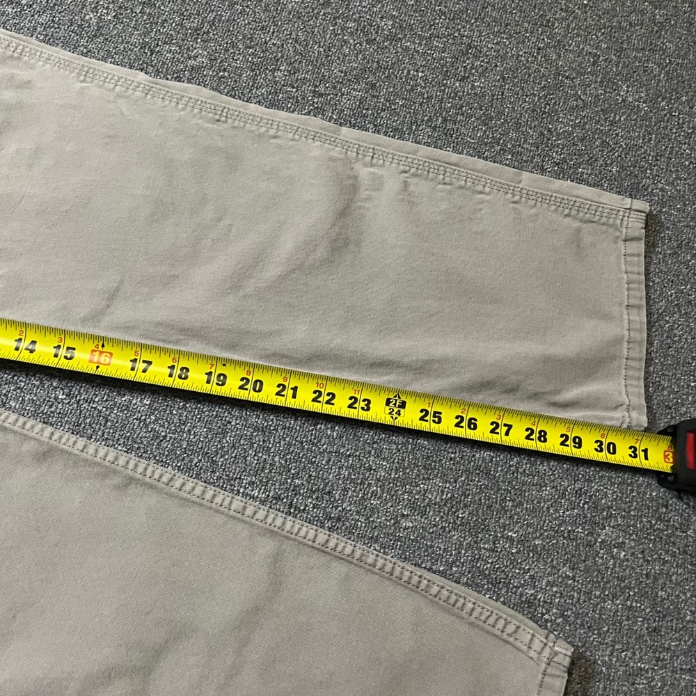 Ridgecut Toughwear Mens 34x32 Beige Canvas Carpenter Pants Utility Workwear - Picture 5 of 11